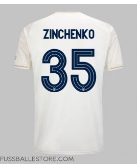 Günstige Nottingham Forest Oleksandr Zinchenko #35 Auswärtstrikot 2025-26 Kurzarm